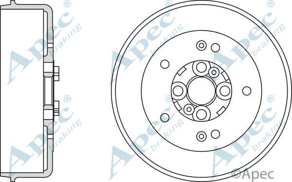 APEC BRAKING Тормозной барабан DRM9191